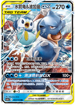 Blastoise & Piplup GX