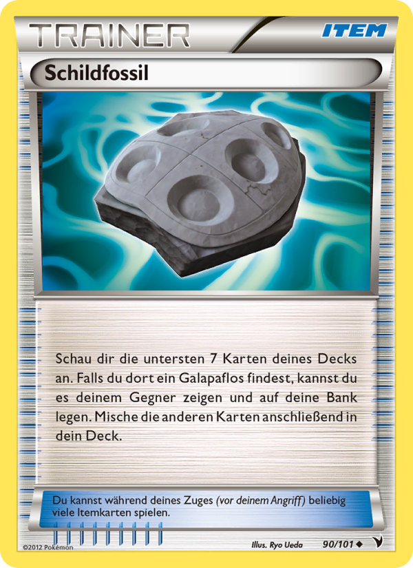 Schildfossil from Königliche Siege