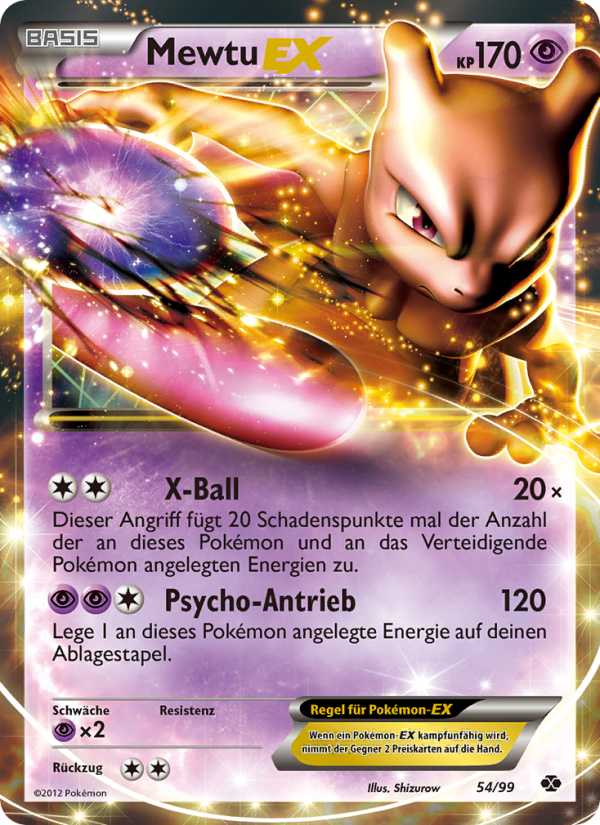 Mewtu-EX from Kommende Schicksale