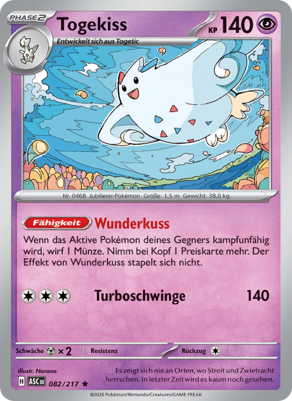 Togekiss from Erhabene Helden