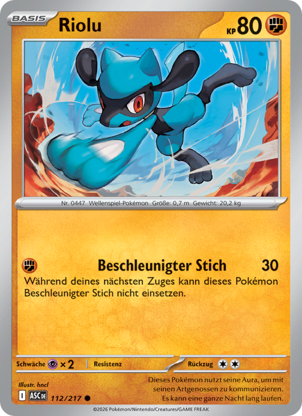 Riolu from Erhabene Helden