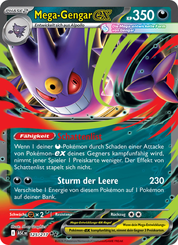 Mega-Gengar-ex from Erhabene Helden