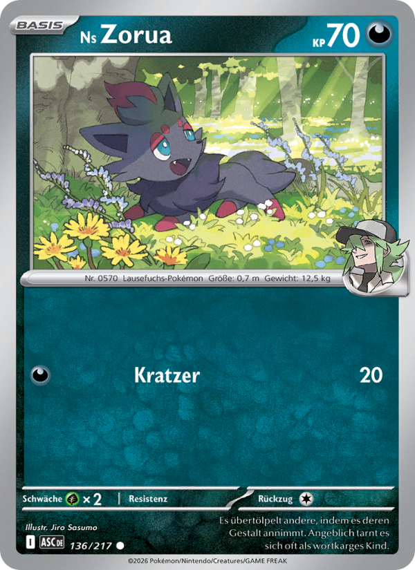 Ns Zorua from Erhabene Helden