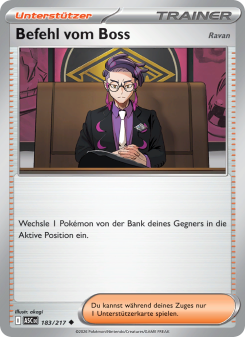 Befehl vom Boss