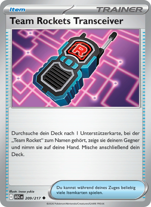 Team Rockets Transceiver from Erhabene Helden