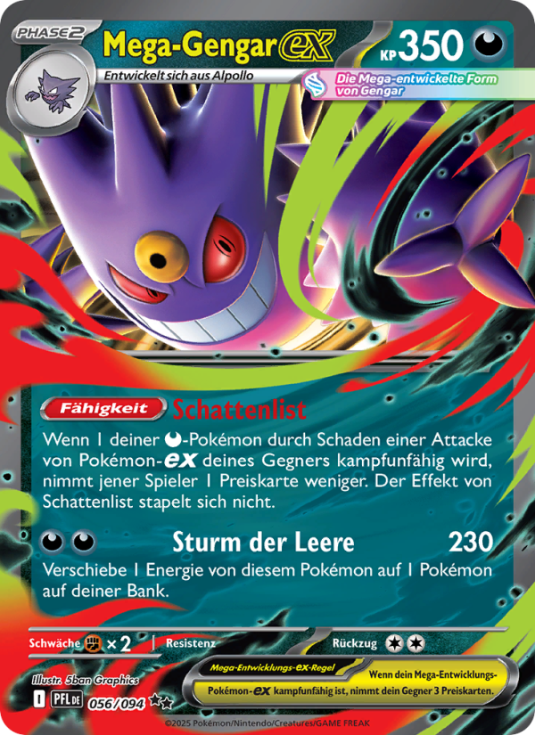 Mega-Gengar-ex from Fatale Flammen