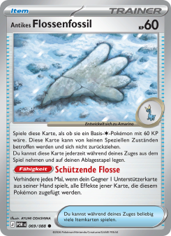 Antikes Flossenfossil
