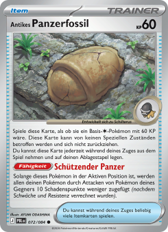 Antikes Panzerfossil