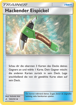 Hackender Eispickel