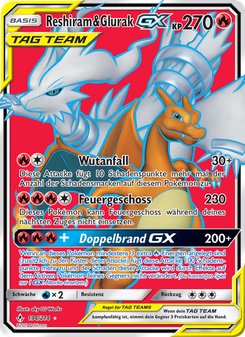 Reshiram & Glurak GX