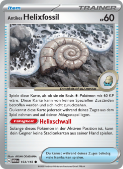 Antikes Helixfossil