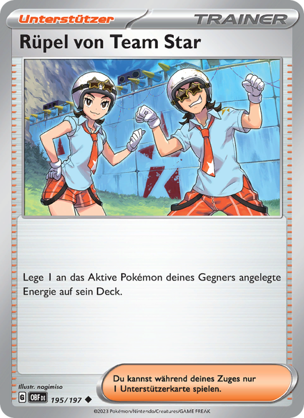 Rüpel von Team Star from Obsidian Flammen