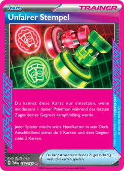 Unfairer Stempel
