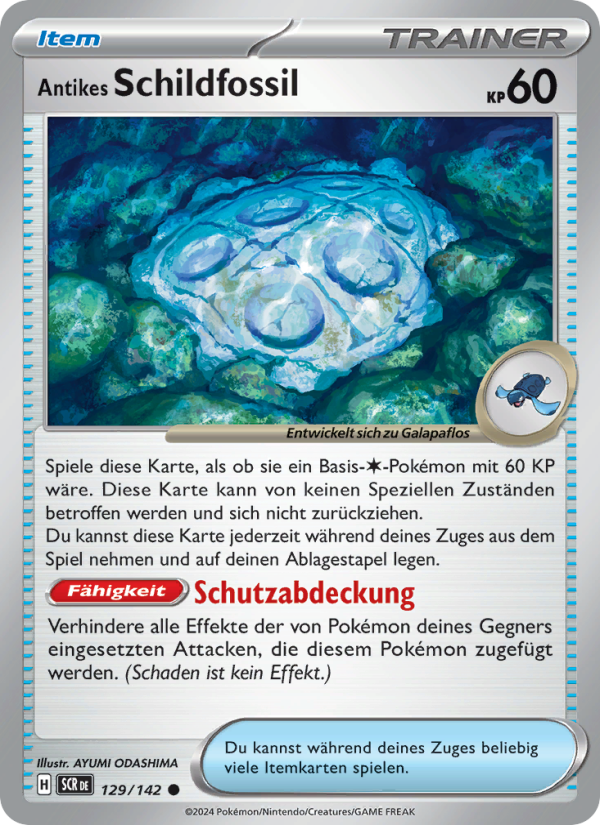 Antikes Schildfossil from Stellarkrone