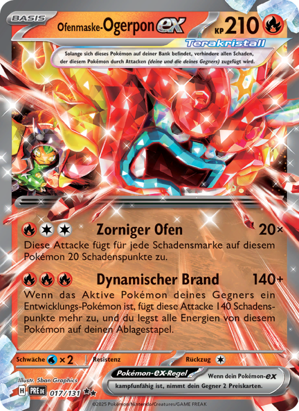 Ofenmaske-Ogerpon-ex from Prismatische Entwicklungen