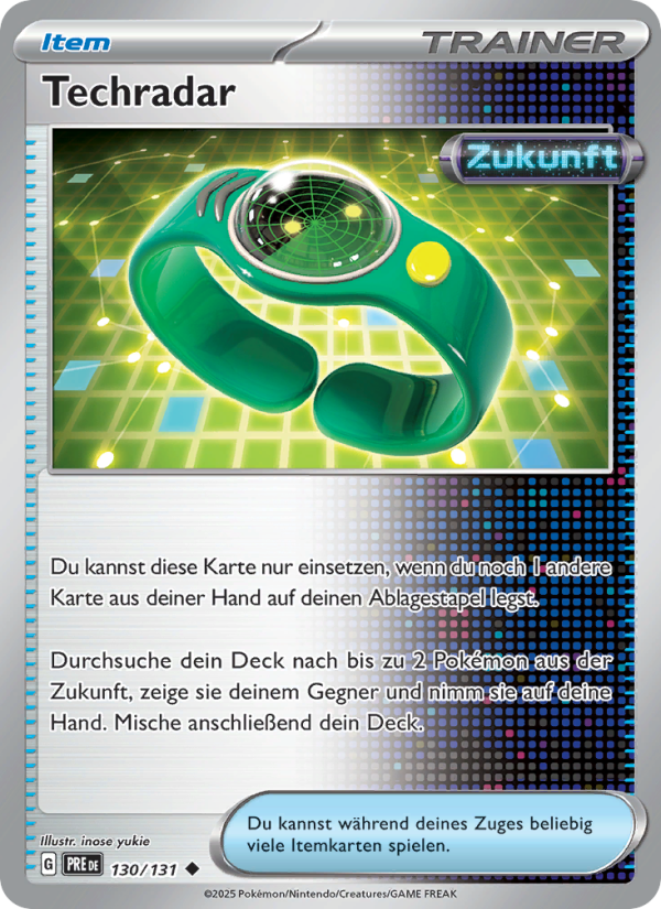 Techradar from Prismatische Entwicklungen