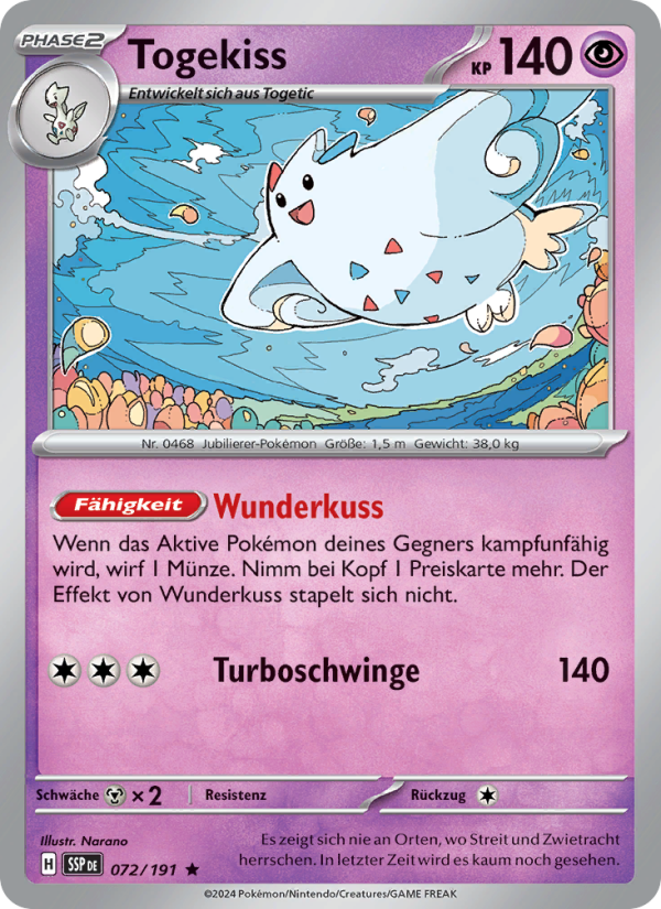 Togekiss from Stürmische Funken