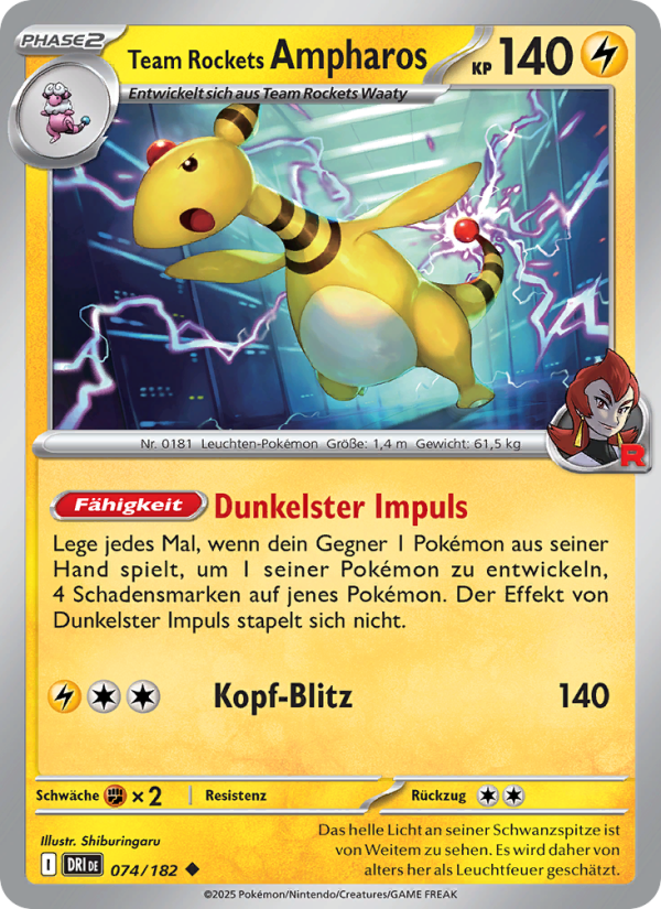 Team Rockets Ampharos