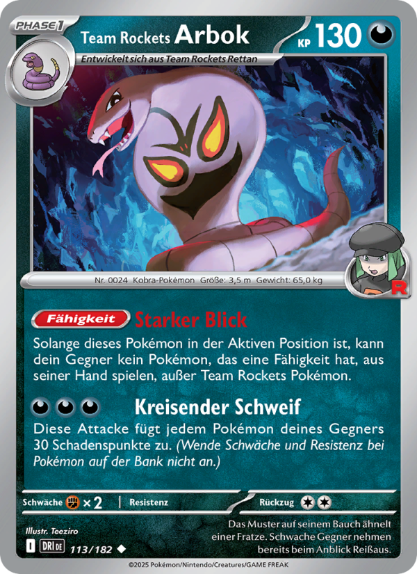 Team Rockets Arbok