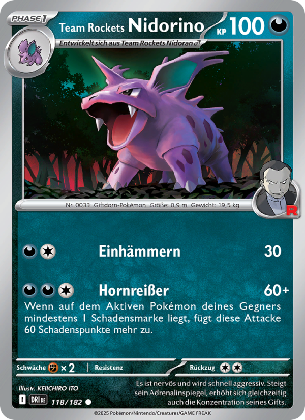 Team Rockets Nidorino