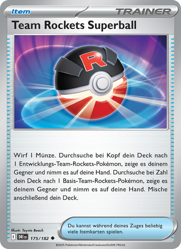 Team Rockets Superball from Ewige Rivalen