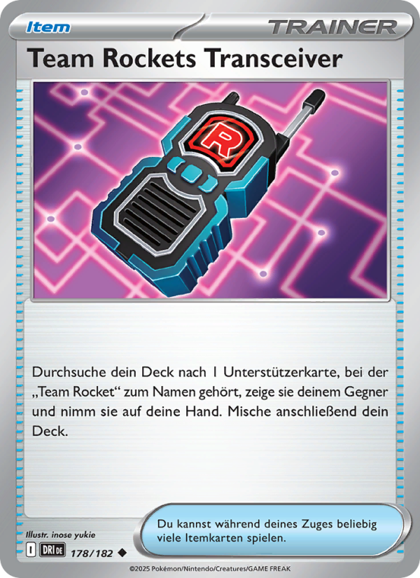 Team Rockets Transceiver from Ewige Rivalen