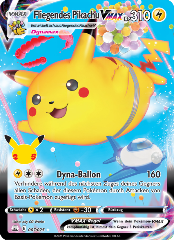 Fliegendes Pikachu VMAX