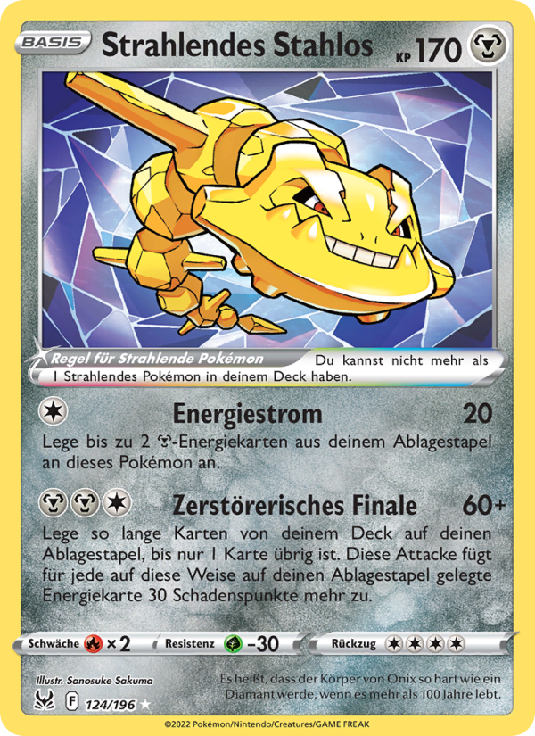 Strahlendes Stahlos