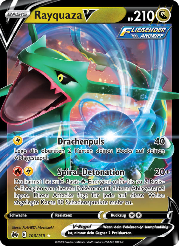 Rayquaza V from Zenit der Könige