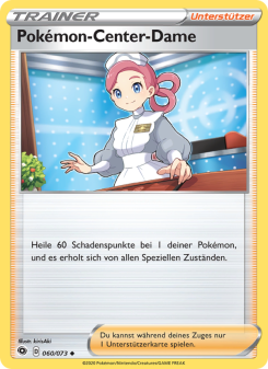 Pokémon-Center-Dame from Weg des Champs