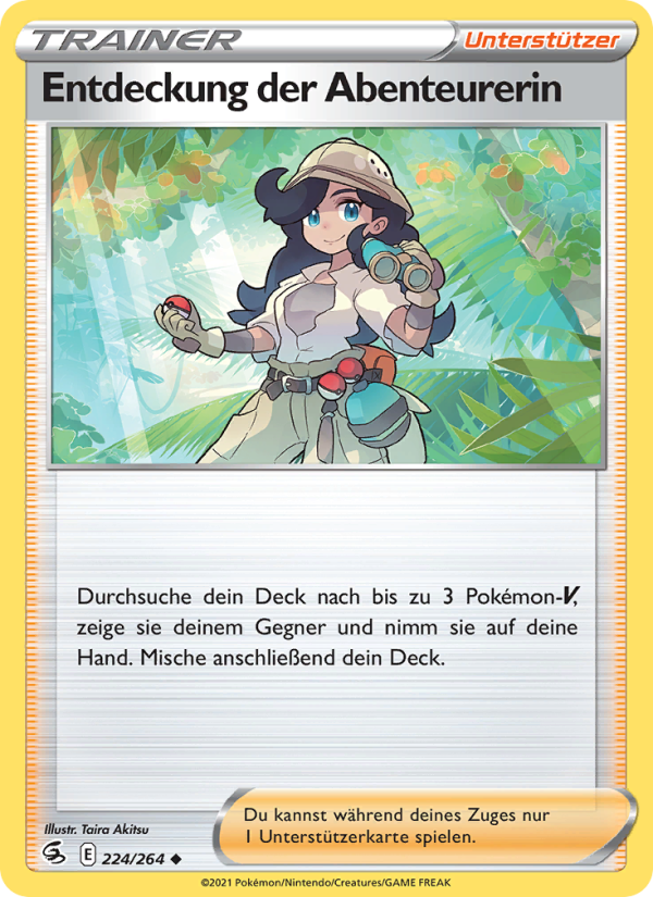 Entdeckung der Abenteurerin