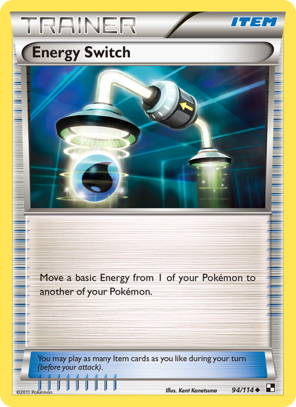 Energy Switch from Black & White