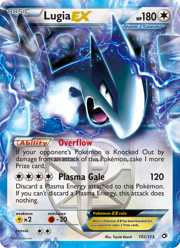Lugia-EX from Legendary Treasures
