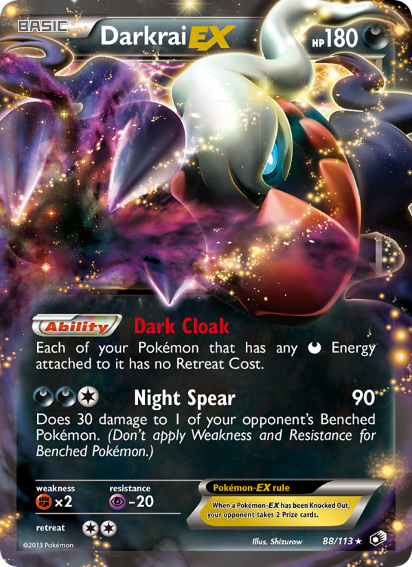 Darkrai-EX from Tesouros Lendários