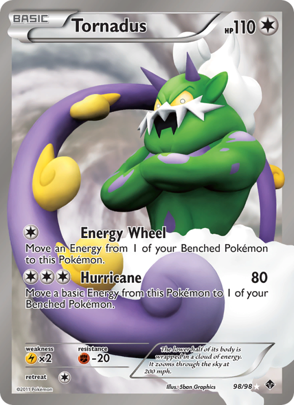 Tornadus — Ultra Rare card from Emerging Powers