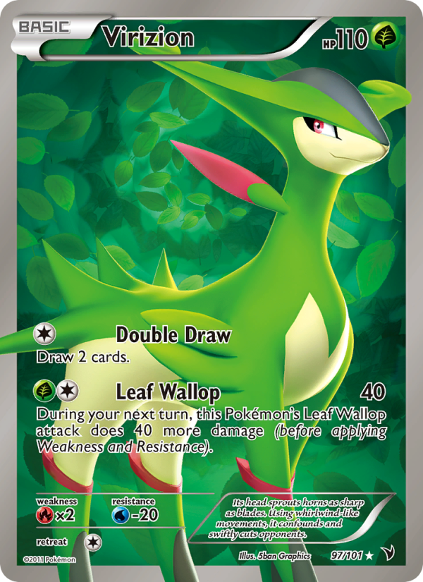 Virizion — Ultra Rare card from Noble Victories