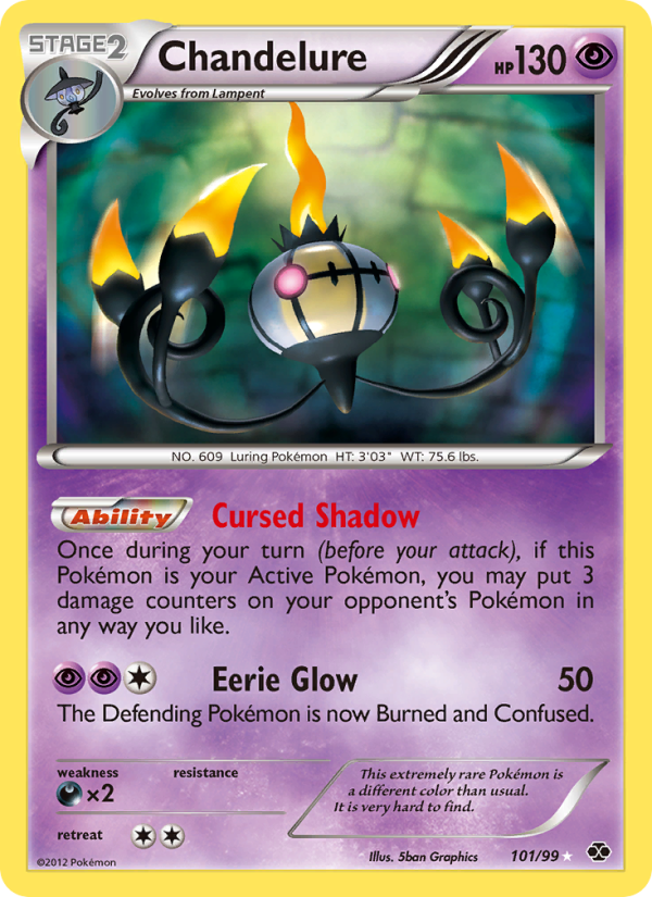 Chandelure — Secret Rare card from Next Destinies