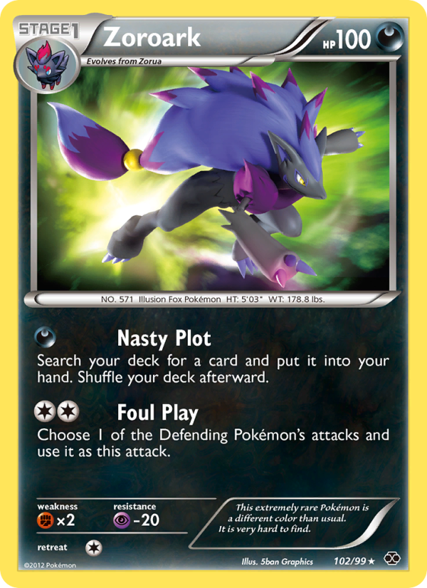 Zoroark — Secret Rare card from Next Destinies