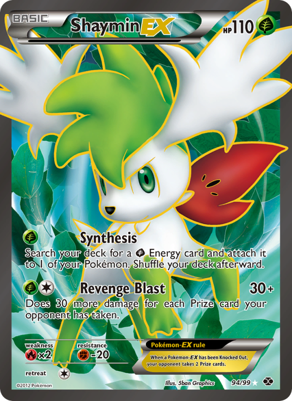 Shaymin-EX — Ultra Rare card from Next Destinies