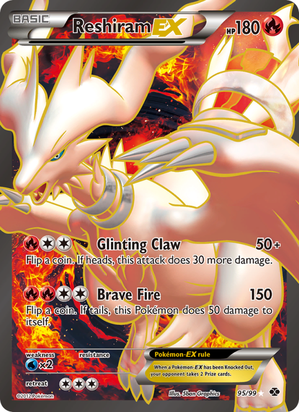 Reshiram-EX — Ultra Rare card from Next Destinies