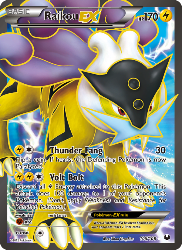 Raikou-EX — Ultra Rare card from Dark Explorers