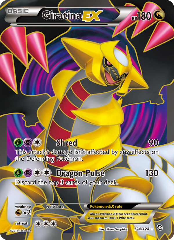 Giratina-EX — Ultra Rare card from Dragons Exalted