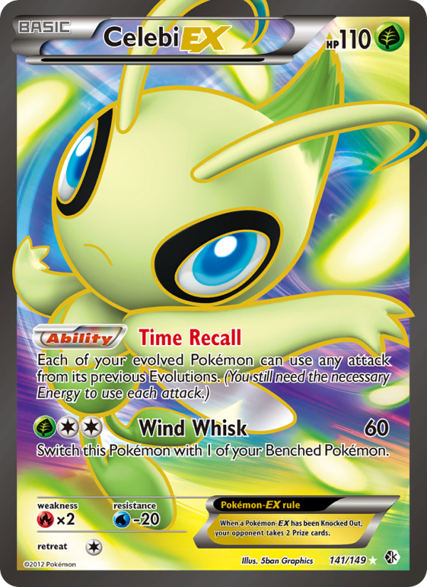 Celebi-EX — Ultra Rare card from Boundaries Crossed