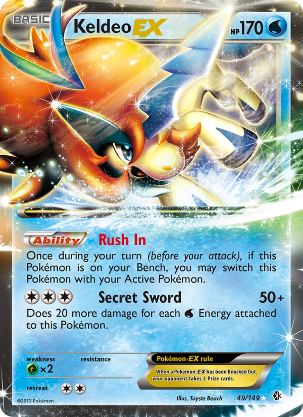 Keldeo-EX from Boundaries Crossed