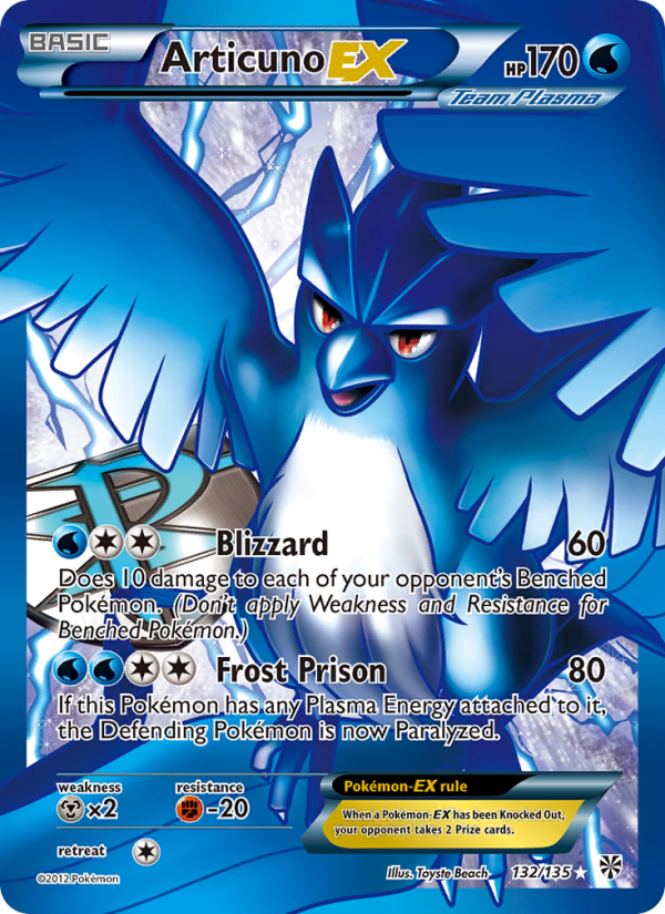 Articuno-EX — Ultra Rare card from Plasma Storm