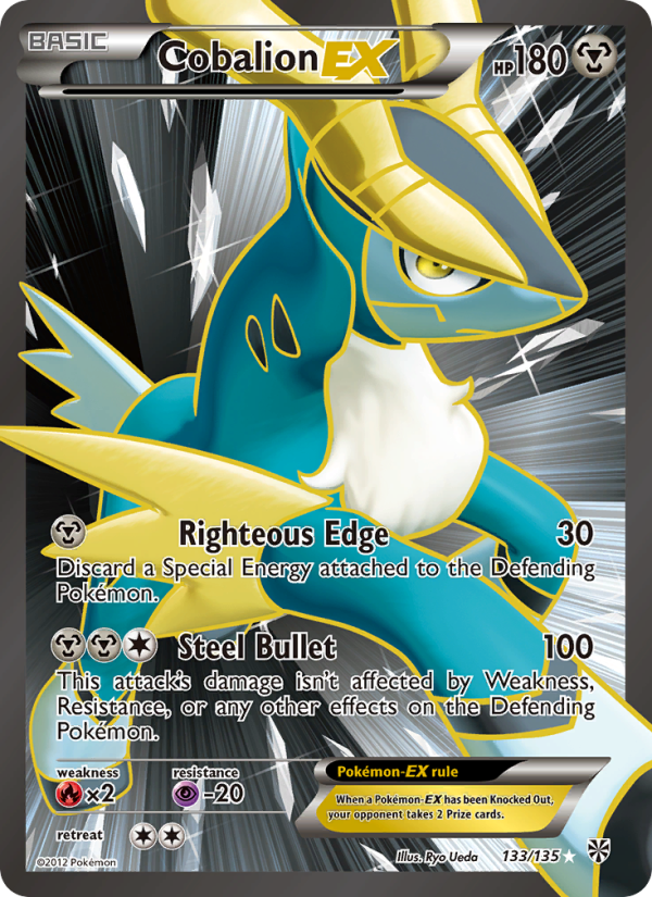 Cobalion-EX — Ultra Rare card from Plasma Storm