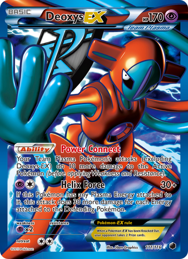 Deoxys-EX — Ultra Rare card from Plasma Freeze