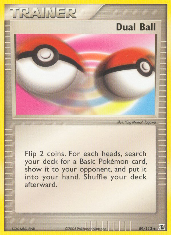 Dual Ball from Delta Species