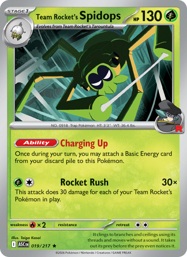 Team Rocket's Spidops from Ascended Heroes