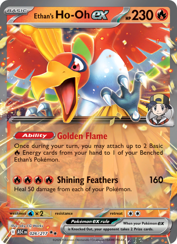 Ethan's Ho-Oh ex from Ascended Heroes